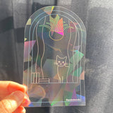 Window Cat Rainbow Suncatcher