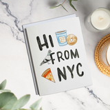 Hi From NYC Card Greeting Card
