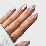 Nude Cat Eye Nails