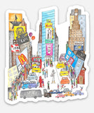 Times Square Sticker