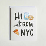 Hi From NYC Card Greeting Card