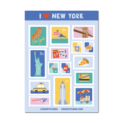 I Heart NYC Sticker Sheet