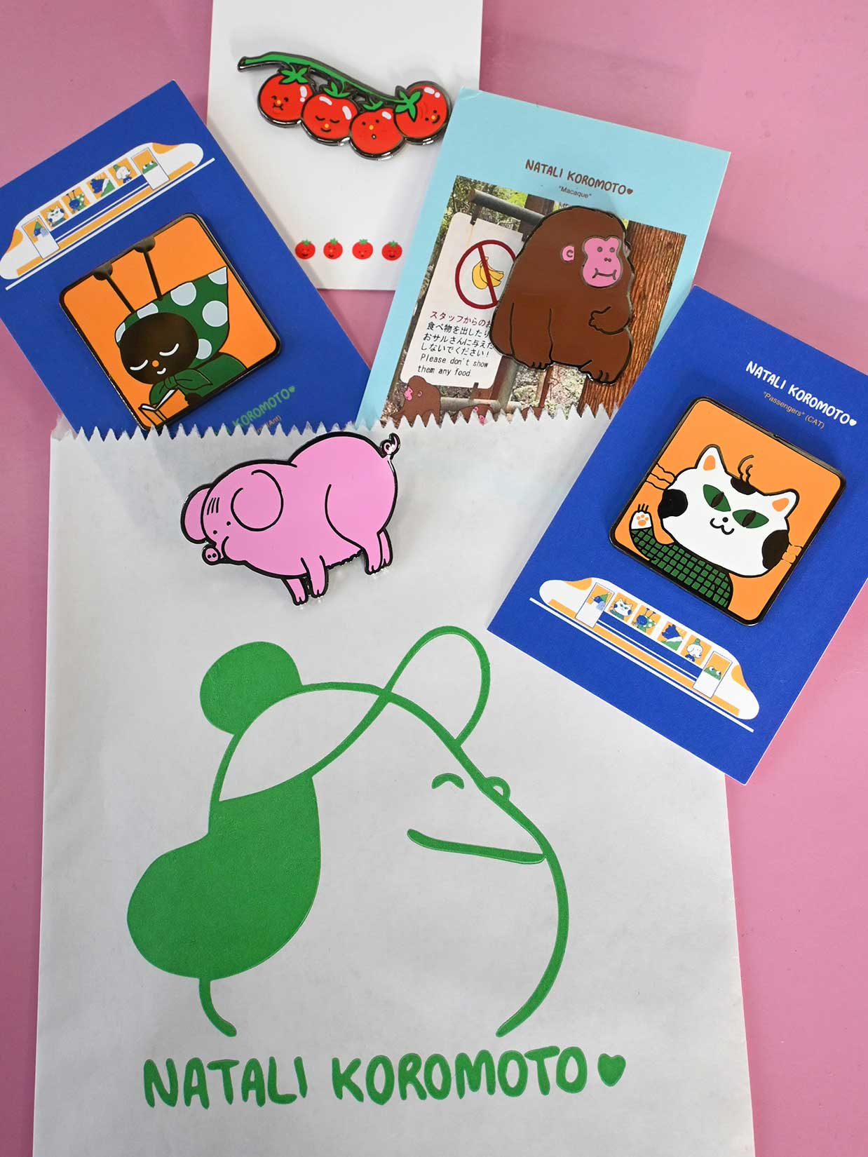 "The Passengers" (Cat) Enamel Pin