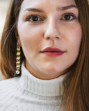Wave & Pearl Earrings