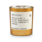 Mistletoe (Black Currant & Amber) Gold Tumbler Candle