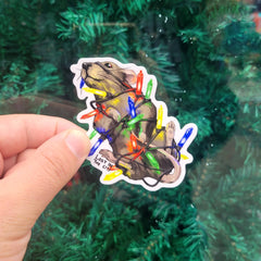 Festive Rat Vinyl Sticker