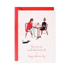 A Valentine Brunch -  Valentine's Day Greeting Card