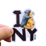 I (Rat) NY Vinyl Sticker