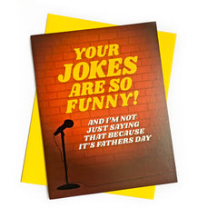 Dad Jokes Father's Day Card