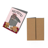 Everything Is Trash Sympathy Card