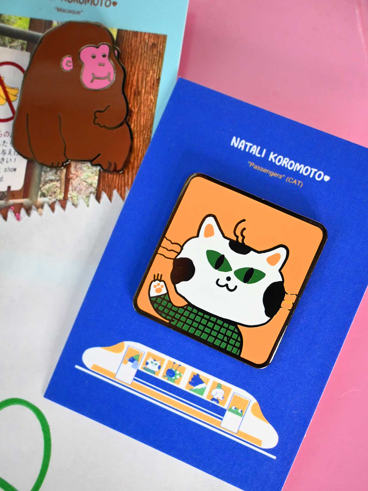 "The Passengers" (Cat) Enamel Pin