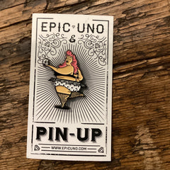 EPIC UNO Collectable Art Lady Pin