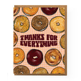 Everything Bagel Thank You Card