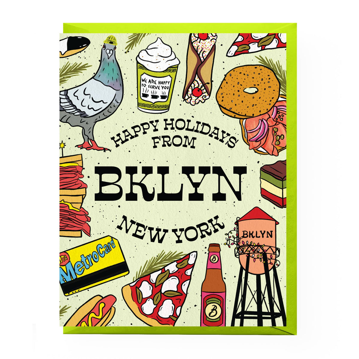 Happy Holidays from Brooklyn Card