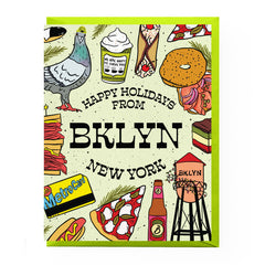 Happy Holidays from Brooklyn Card