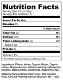 Organic Gut Health + Immunity Boost Ginger Elixir 8.5oz