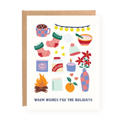 Warm Wishes Holiday Card