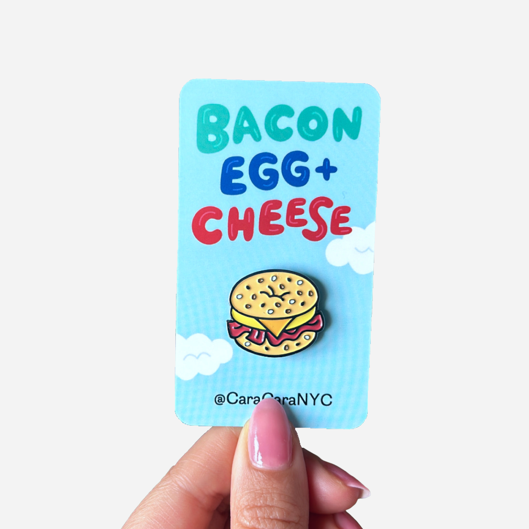 Bacon Egg and Cheese 1" Enamel Pin