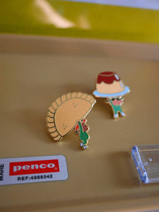 "Food on Parade" (Empanada) Enamel Pin