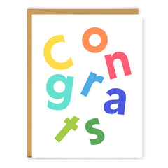 Congrats Scandi Congrats Greeting Card