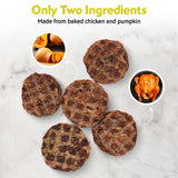 Vitafur Barkin Burger Chicken & Pumpkin Dog Treat