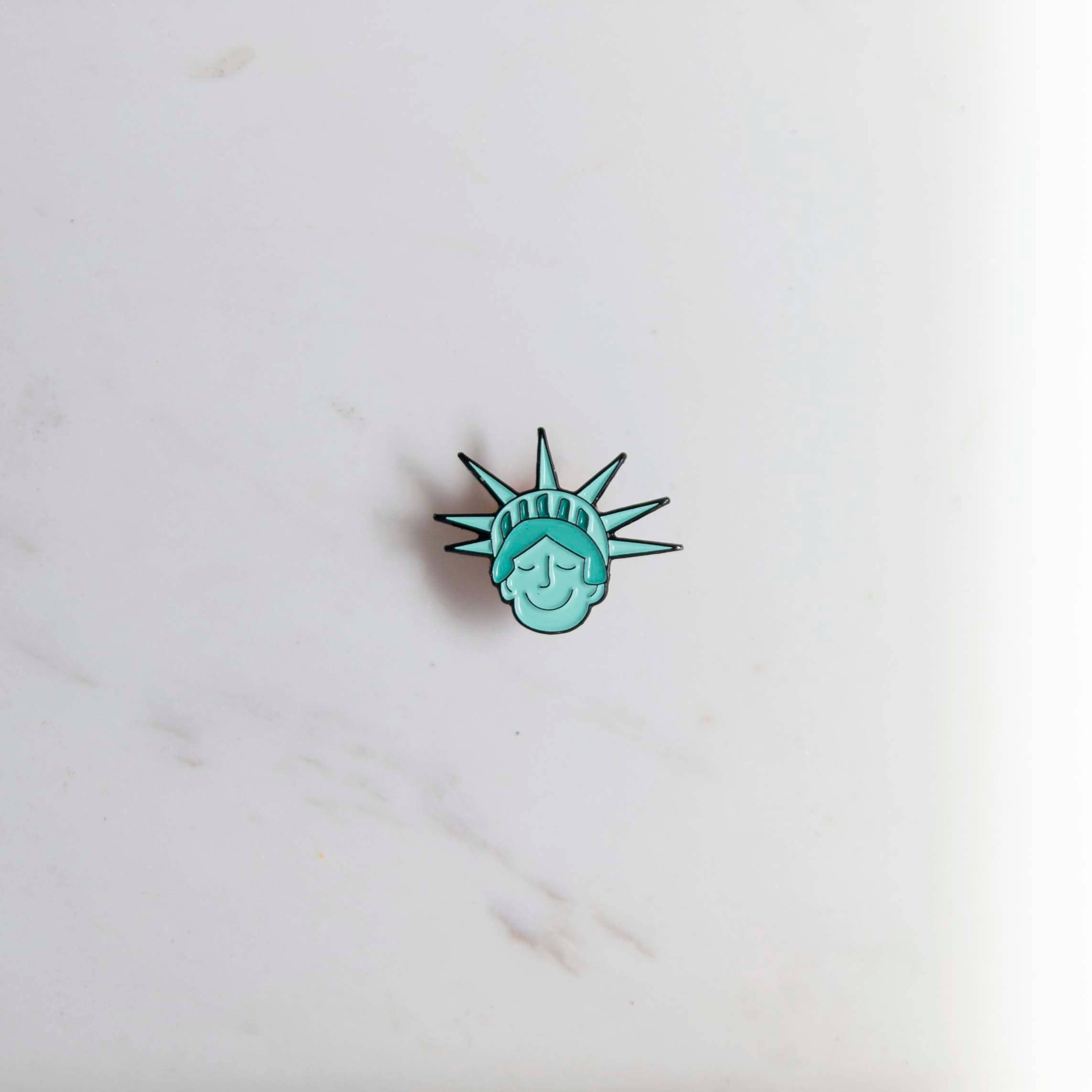 Sweet Lady Liberty 1" Enamel Pin