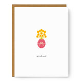 Get Well Soon Vase - Get Well Card