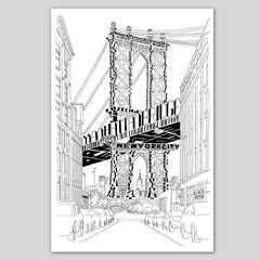 Manhattan Bridge Poster