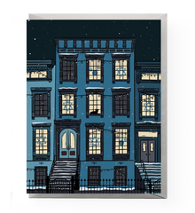 Hanukkah Brownstone Card