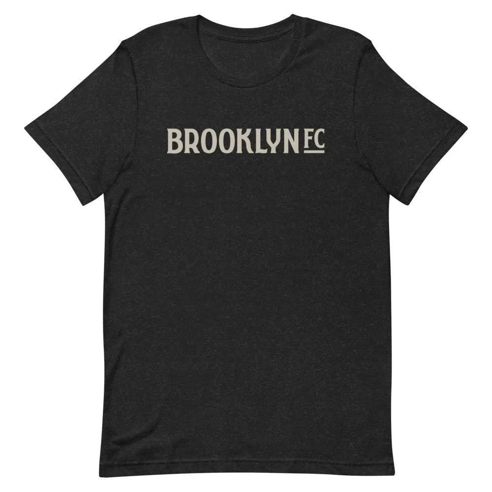 Brooklyn FC T-Shirt - Black with Cream Logo
