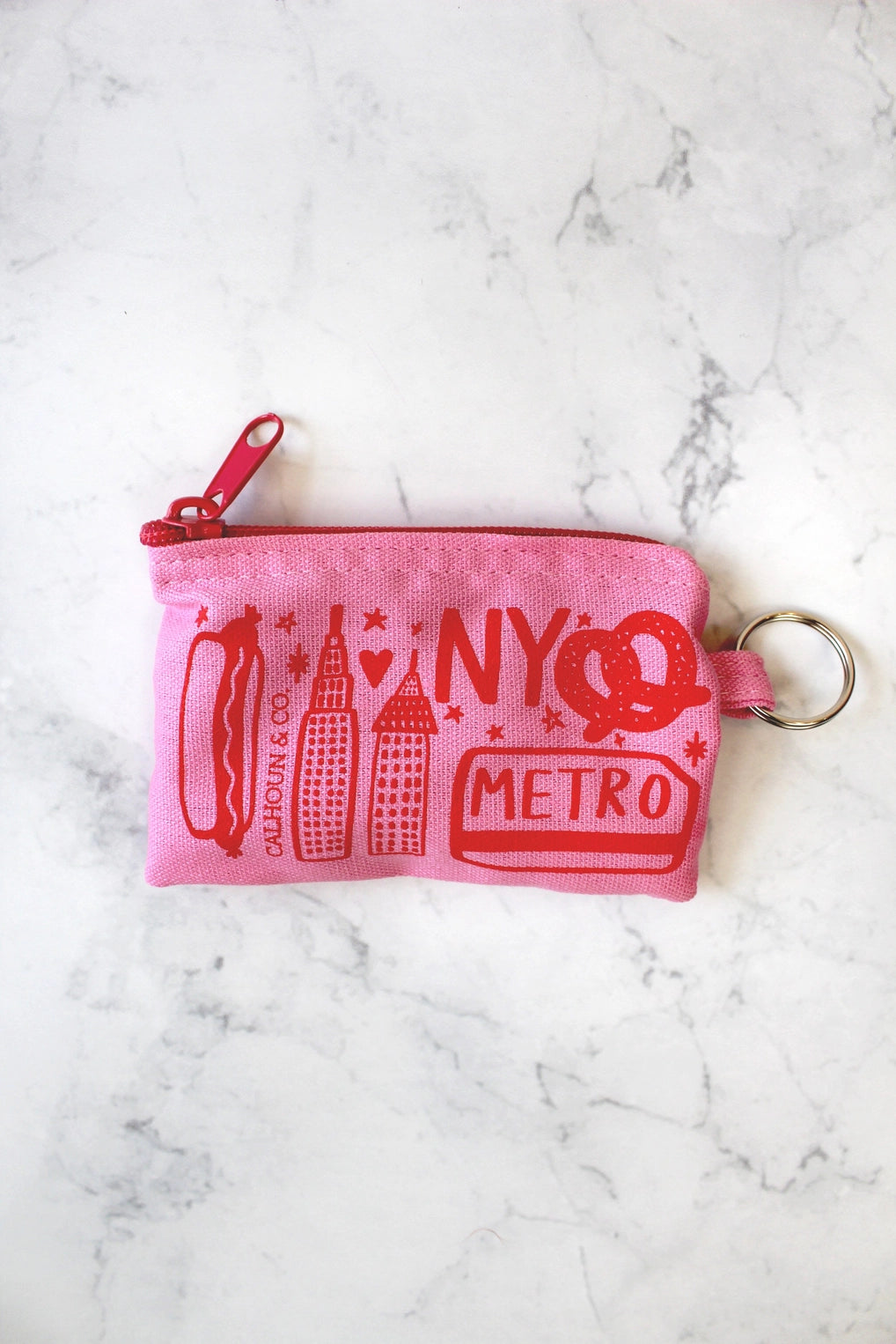 Brooklyn Keychain Zipper Pouch