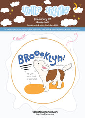 Brooklyn Dog Embroidery Kit