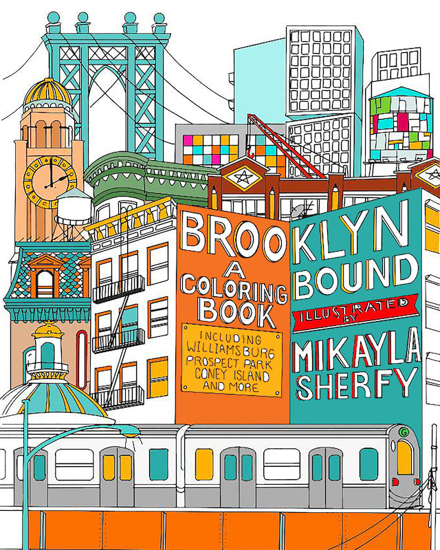Brooklyn Bound - A Coloring Book