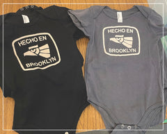 Hecho in Brooklyn Onesies