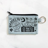 Brooklyn Keychain Zipper Pouch