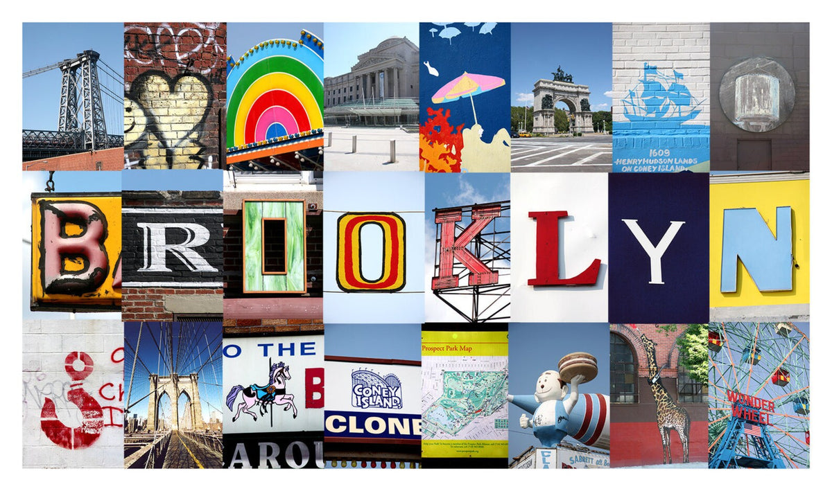 Brooklyn Collage Magnet