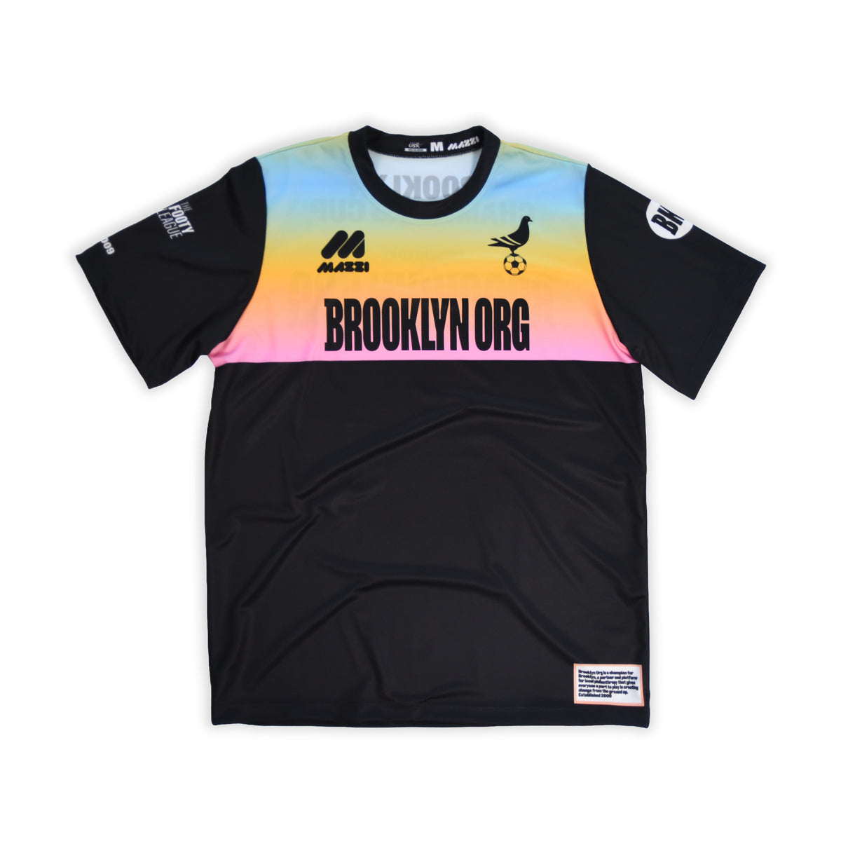 Brooklyn Org x Mazzi Sports Goalie Jerseys - Pink/Yellow/Blue Gradient