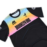 Brooklyn Org x Mazzi Sports Goalie Jerseys - Pink/Yellow/Blue Gradient