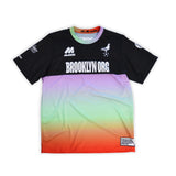 Brooklyn Org x Mazzi Sports Goalie Jerseys - Purple/Green/Re Gradient