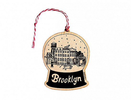 Brooklyn Wood Ornament