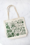 Brooklyn Zipper Tote Bag