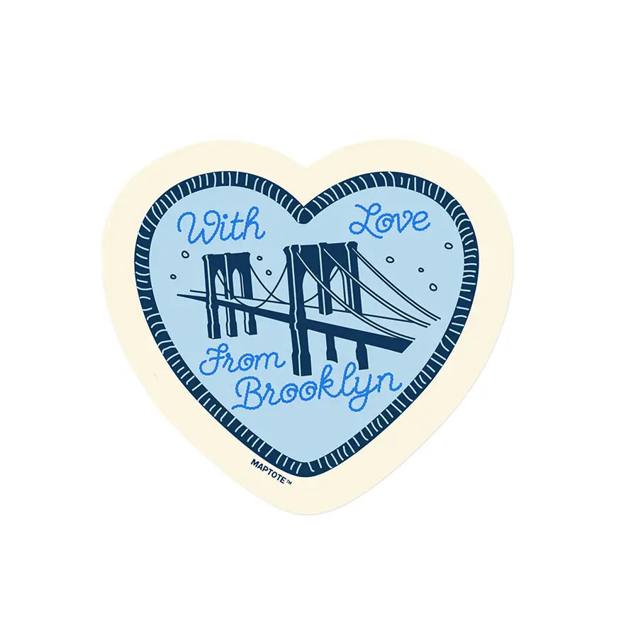Brooklyn with Love Sticker