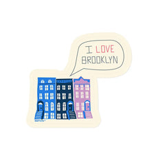 Brownstone Love Bubble Sticker