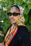 Stained-Glass Silk Scarf