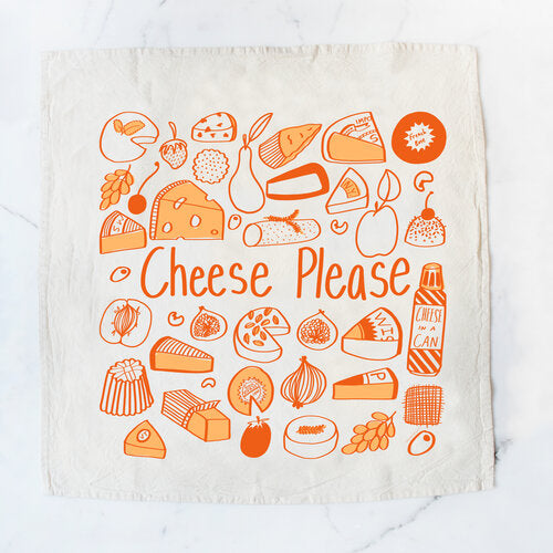 Cheese Please Tea Towel