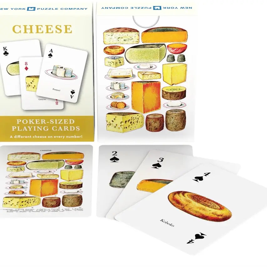 Cheese Themed Playing Cards