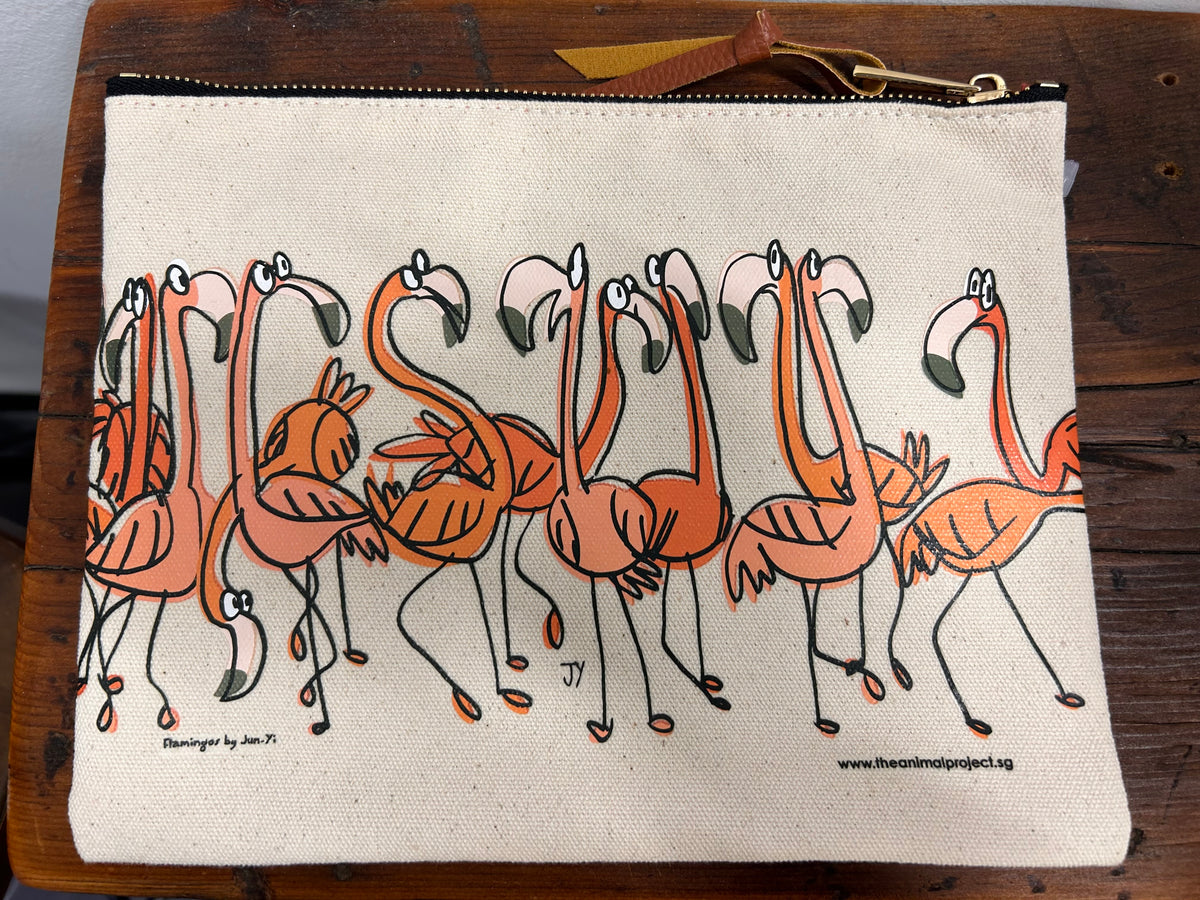 Pouch - Flamingo Design