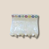 Daisy Chain Hair Clip-Pearl