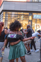 Dancing in a House Music Tee at Vinyl Nights, Albee Square