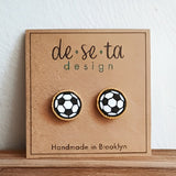 Soccer Ball Earrings